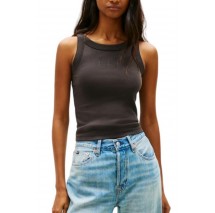 TOMMY JEANS SLIM SH TONAL FLAG TANK ΤΟΠ ΓΥΝΑΙΚΕΙΟ BLACK