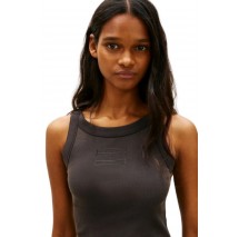 TOMMY JEANS SLIM SH TONAL FLAG TANK ΤΟΠ ΓΥΝΑΙΚΕΙΟ BLACK