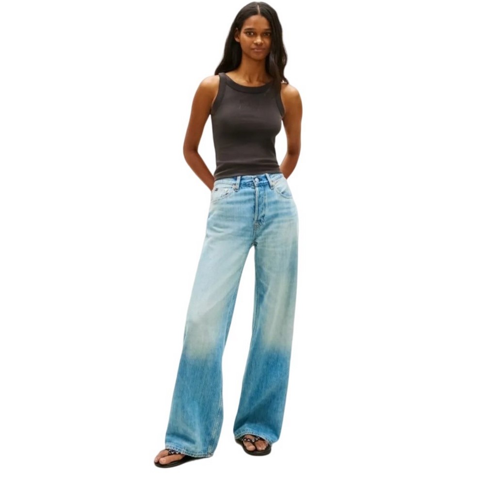 TOMMY JEANS SLIM SH TONAL FLAG TANK ΤΟΠ ΓΥΝΑΙΚΕΙΟ BLACK