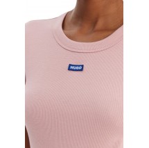 HUGO BOSS JERSEY EASEY TEE B T-SHIRT ΜΠΛΟΥΖΑ ΓΥΝΑΙΚΕΙΑ ROSE
