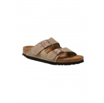 BIRKENSTOCK S26 LEATHER ARIZONA LEOI NARROW CORE ESSENTIAL ΠΑΝΤΟΦΛΑ UNISEX TAUPE