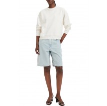 HUGO BOSS DISMOOLIE JERSEY SWEATSHIRT ΜΠΛΟΥΖΑ ΦΟΥΤΕΡ ΓΥΝΑΙΚΕΙΑ OFF WHITE