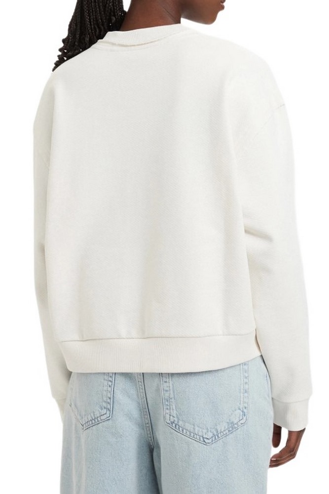 HUGO BOSS DISMOOLIE JERSEY SWEATSHIRT ΜΠΛΟΥΖΑ ΦΟΥΤΕΡ ΓΥΝΑΙΚΕΙΑ OFF WHITE