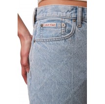 CALVIN KLEIN JEANS 90S 6 IN SHORT NEEDLEPUNCH CK TR ΤΖΙΝ ΒΕΡΜΟΥΔΑ ΓΥΝΑΙΚΕΙΑ LIGHT DENIM