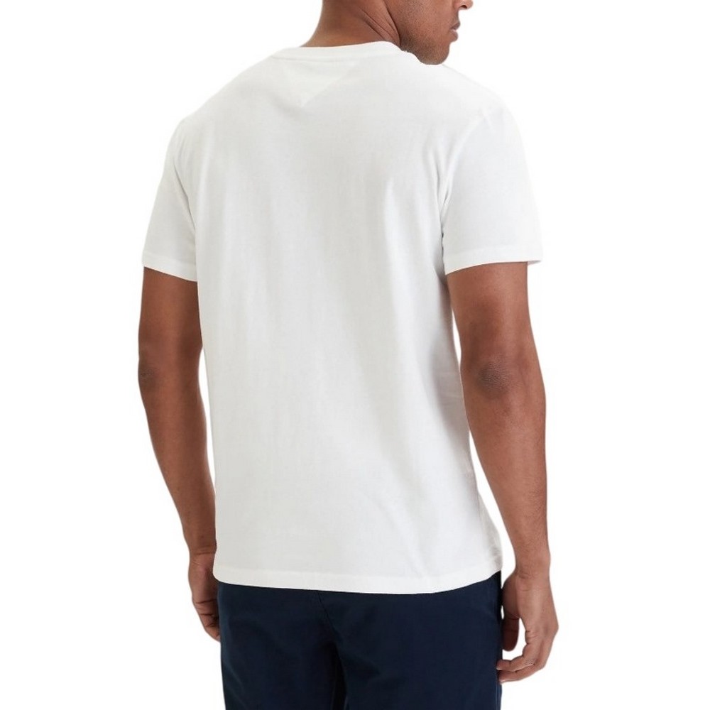 TOMMY JEANS REG VINTAGE LA T-SHIRT ΜΠΛΟΥΖΑ ΑΝΔΡΙΚΗ ECRU