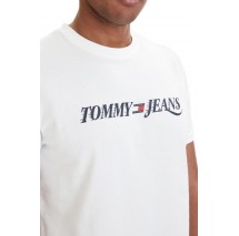 TOMMY JEANS REG VINTAGE LA T-SHIRT ΜΠΛΟΥΖΑ ΑΝΔΡΙΚΗ ECRU