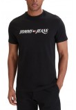 TOMMY JEANS REG VINTAGE LA T-SHIRT ΜΠΛΟΥΖΑ ΑΝΔΡΙΚΗ BLACK