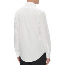 CALVIN KLEIN REG ESNTL POPLIN NOS STR SLD ΠΟΥΚΑΜΙΣΟ ΑΝΔΡΙΚΟ WHITE