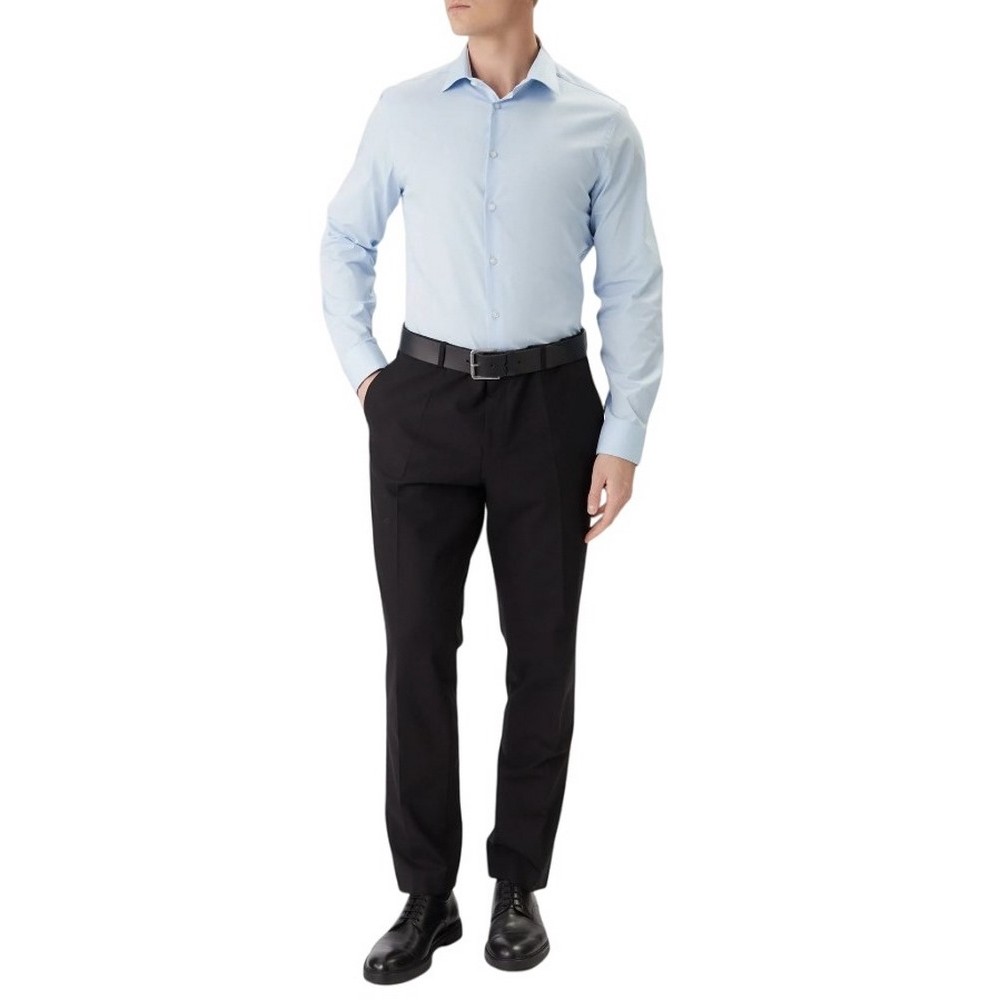 CALVIN KLEIN REG ESNTL POPLIN NOS STR SLD ΠΟΥΚΑΜΙΣΟ ΑΝΔΡΙΚΟ CIEL