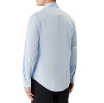 CALVIN KLEIN REG ESNTL POPLIN NOS STR SLD ΠΟΥΚΑΜΙΣΟ ΑΝΔΡΙΚΟ CIEL
