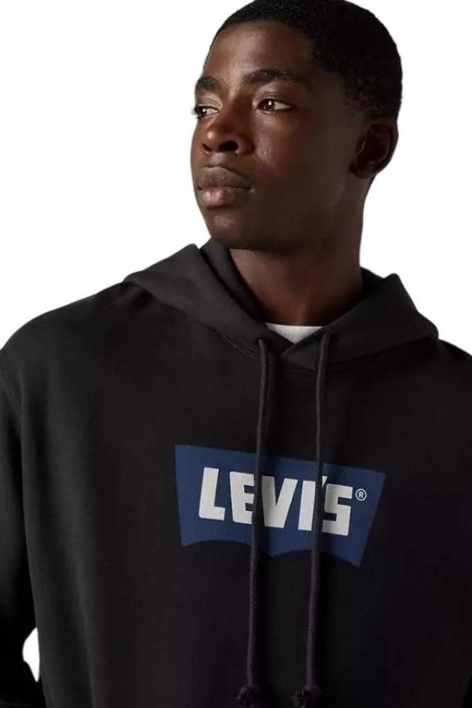 LEVIS® PREMIUM GRAPHIC HOODIE ΦΟΥΤΕΡ ΜΠΛΟΥΖΑ ΑΝΔΡΙΚΗ BLACK