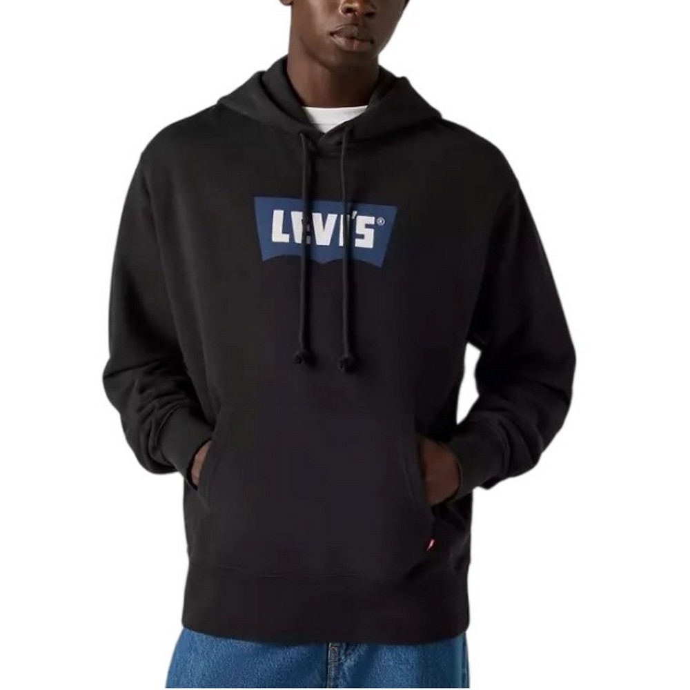 LEVIS® PREMIUM GRAPHIC HOODIE ΦΟΥΤΕΡ ΜΠΛΟΥΖΑ ΑΝΔΡΙΚΗ BLACK