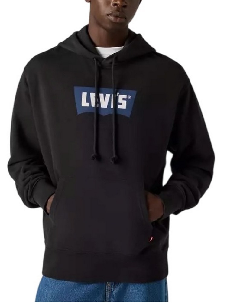 LEVIS® PREMIUM GRAPHIC HOODIE ΦΟΥΤΕΡ ΜΠΛΟΥΖΑ ΑΝΔΡΙΚΗ BLACK