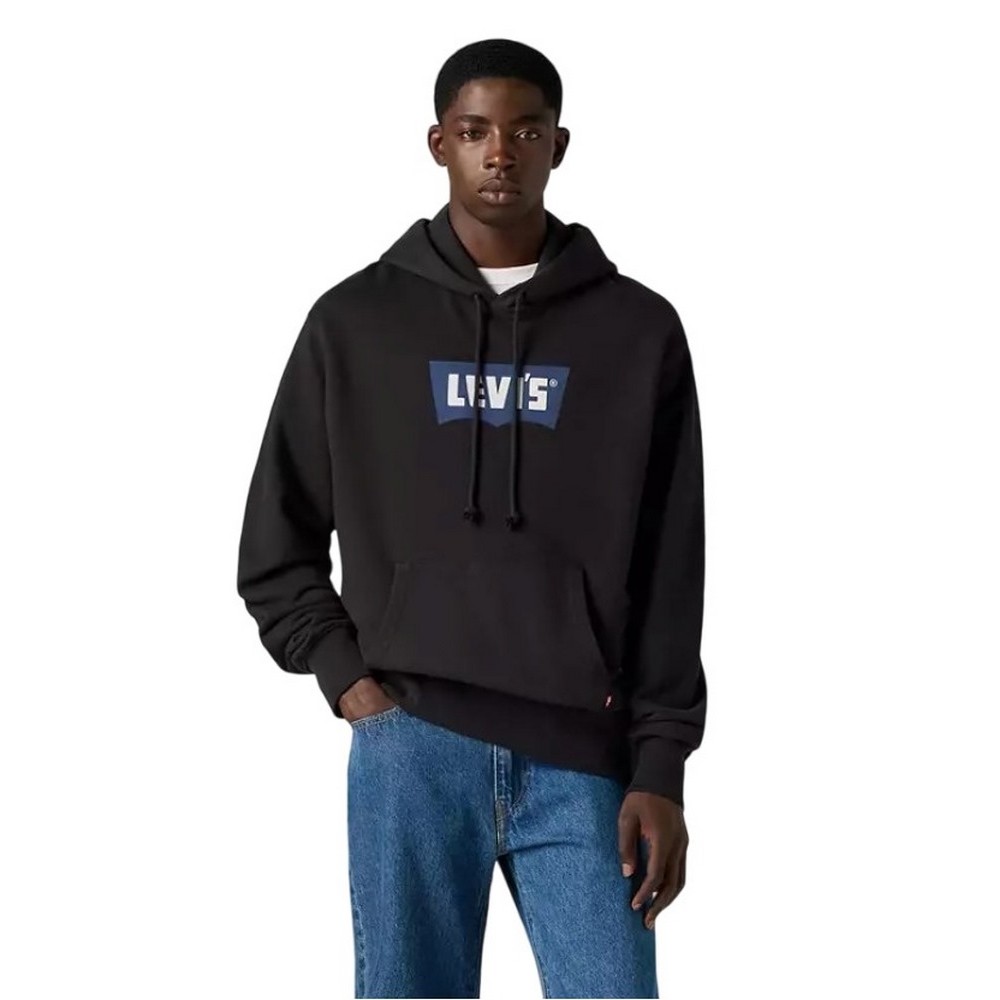 LEVIS® PREMIUM GRAPHIC HOODIE ΦΟΥΤΕΡ ΜΠΛΟΥΖΑ ΑΝΔΡΙΚΗ BLACK