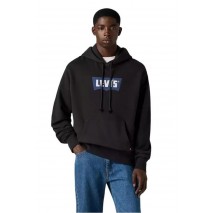 LEVIS® PREMIUM GRAPHIC HOODIE ΦΟΥΤΕΡ ΜΠΛΟΥΖΑ ΑΝΔΡΙΚΗ BLACK