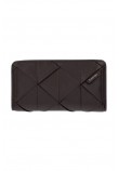 CALVIN KLEIN WOVEN PASSPORT LONGFOLD ΠΟΡΤΟΦΟΛΙ ΓΥΝΑΙΚΕΙΟ BROWN