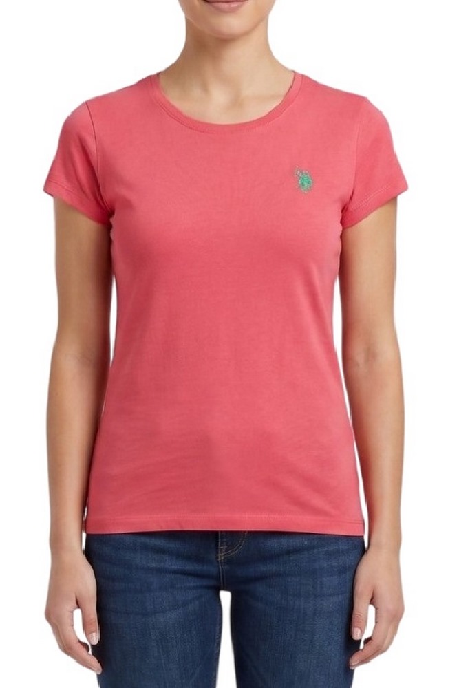U.S.POLO LUCY 000270 CH3D SS T-SHIRT ΜΠΛΟΥΖΑ ΓΥΝΑΙΚΕΙΑ PINK