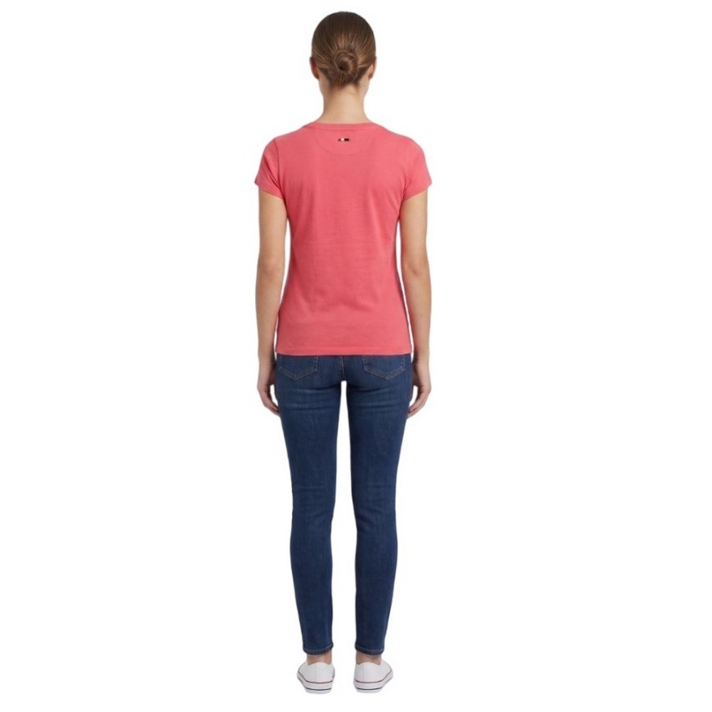 U.S.POLO ASSN LUCY 000270 CH3D SS T-SHIRT ΜΠΛΟΥΖΑ ΓΥΝΑΙΚΕΙΑ PINK