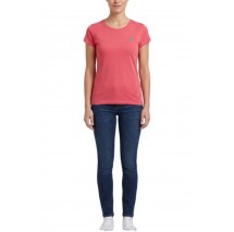 U.S.POLO ASSN LUCY 000270 CH3D SS T-SHIRT ΜΠΛΟΥΖΑ ΓΥΝΑΙΚΕΙΑ PINK