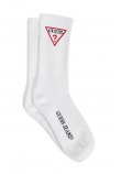 GJ UNISEX TRIANGLE CREW SOCK ΚΑΛΤΣΕΣ ΑΝΔΡΙΚΕΣ WHITE