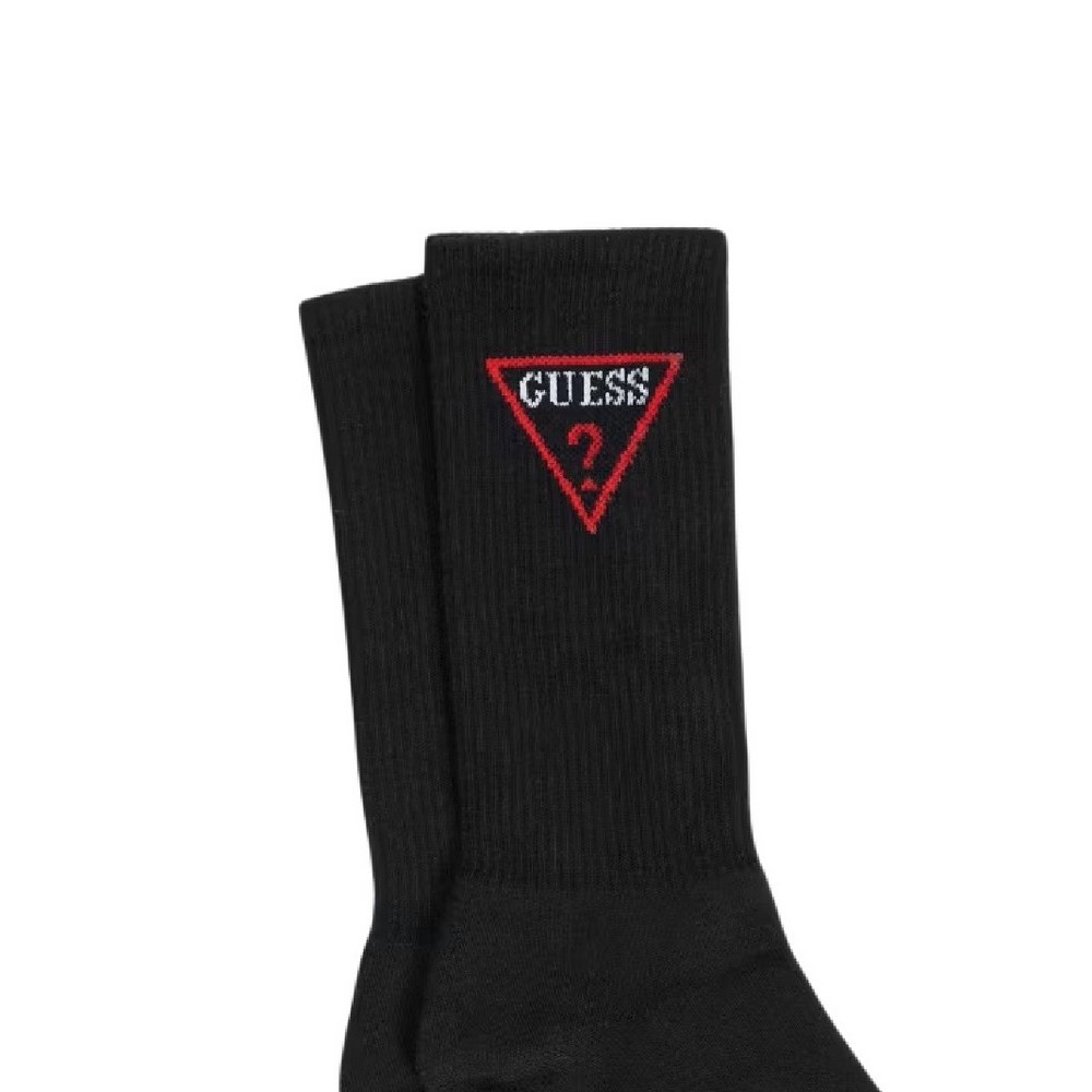 GJ UNISEX TRIANGLE CREW SOCK ΚΑΛΤΣΕΣ ΑΝΔΡΙΚΕΣ BLACK