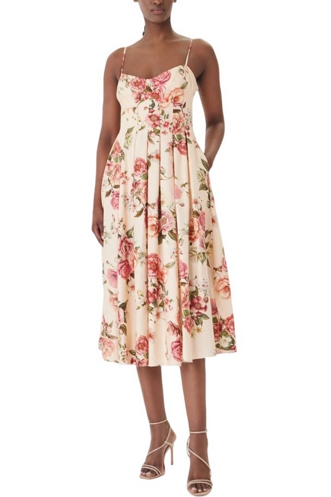 GUESS SL BRIA LINEN DRESS ΦΟΡΕΜΑ ΓΥΝΑΙΚΕΙΟ FLORAL