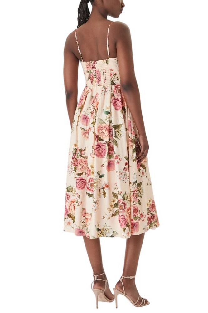 GUESS SL BRIA LINEN DRESS ΦΟΡΕΜΑ ΓΥΝΑΙΚΕΙΟ FLORAL