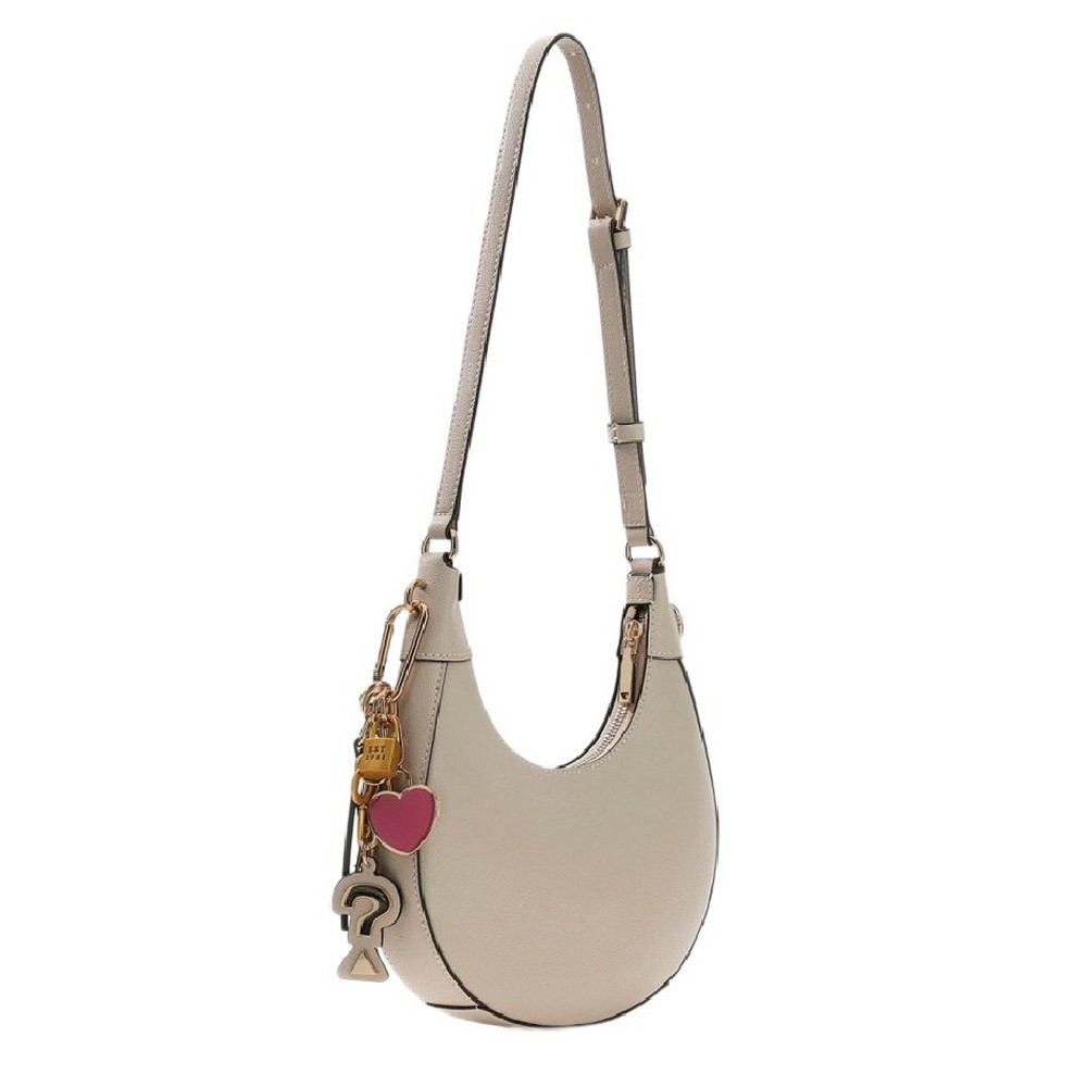 GUESS DAVINA SHOULDER BAG ΤΣΑΝΤΑ ΓΥΝΑΙΚΕΙΑ TAUPE