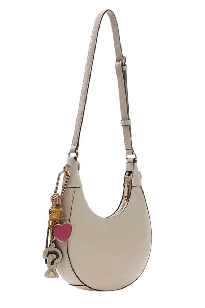 GUESS DAVINA SHOULDER BAG ΤΣΑΝΤΑ ΓΥΝΑΙΚΕΙΑ TAUPE