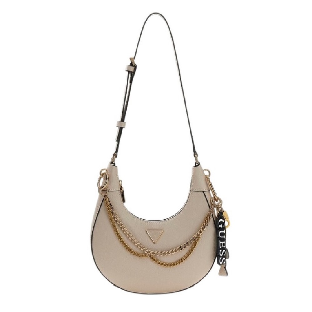 GUESS DAVINA SHOULDER BAG ΤΣΑΝΤΑ ΓΥΝΑΙΚΕΙΑ TAUPE