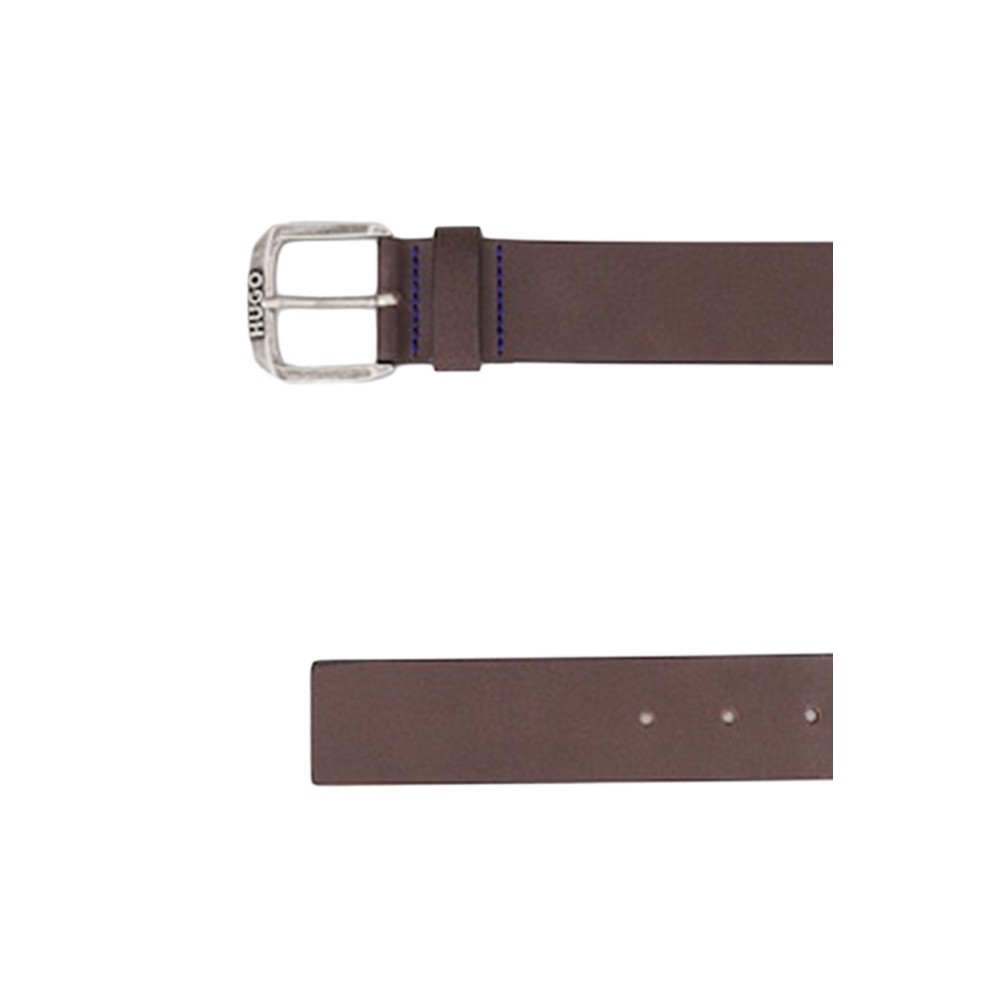 HUGO BOSS BERKER CASUAL BELT ΖΩΝΗ ΑΝΔΡΙΚΗ DARK BROWN