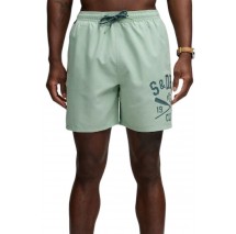 SUPERDRY D3 SDSW PRINTED LOGO 16 SWIM SHORT ΜΑΓΙΟ ΑΝΔΡΙΚΟ MINT
