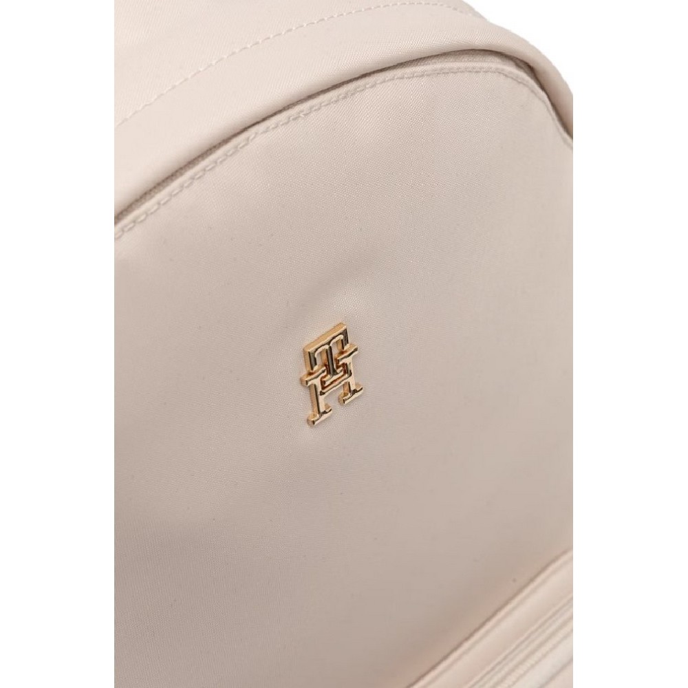 TOMMY HILFIGER POPETTE DOME BACKPACK ΤΣΑΝΤΑ ΓΥΝΑΙΚΕΙΑ BEIGE