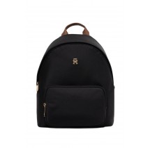 TOMMY HILFIGER POPETTE DOME BACKPACK ΤΣΑΝΤΑ ΓΥΝΑΙΚΕΙΑ BLACK
