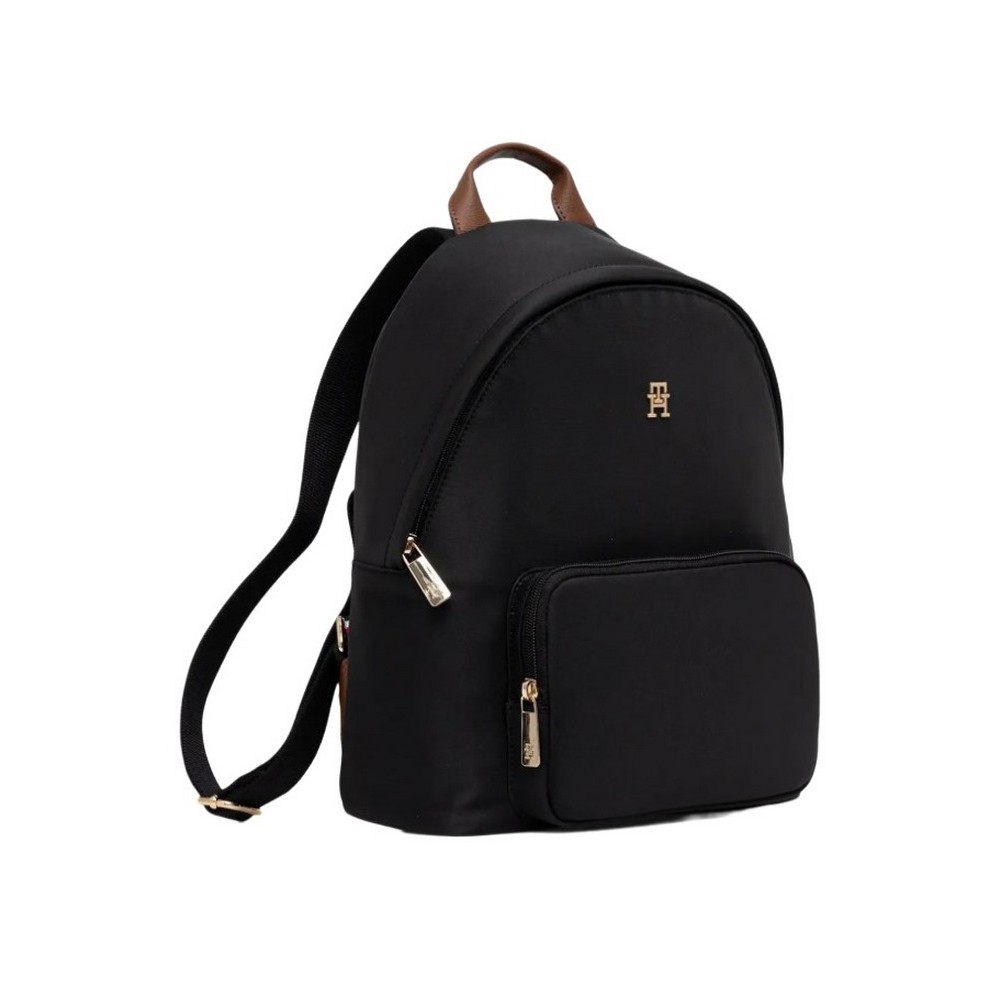 TOMMY HILFIGER POPETTE DOME BACKPACK ΤΣΑΝΤΑ ΓΥΝΑΙΚΕΙΑ BLACK