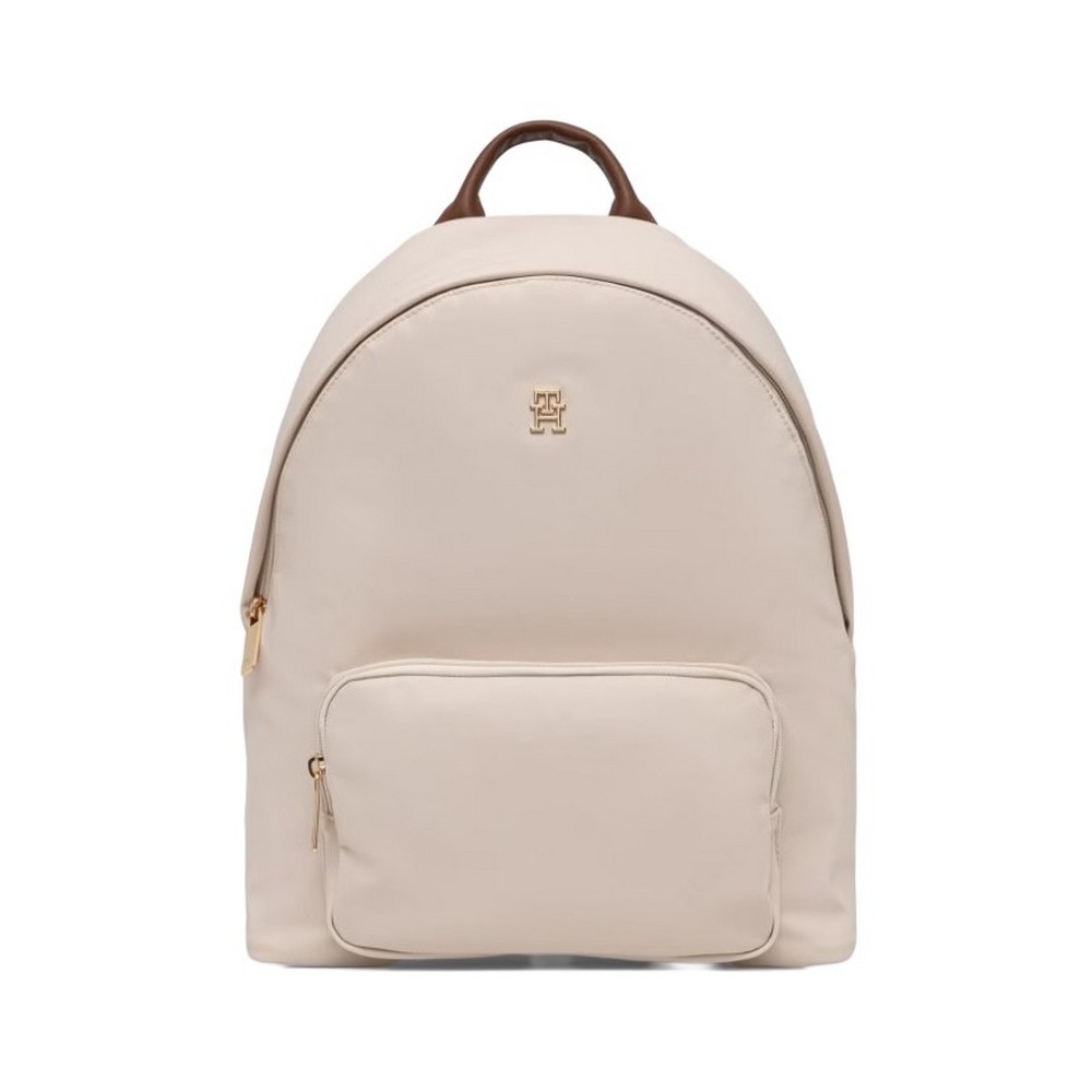 TOMMY HILFIGER POPETTE DOME BACKPACK ΤΣΑΝΤΑ ΓΥΝΑΙΚΕΙΑ BEIGE