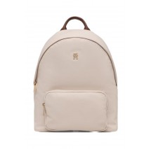 TOMMY HILFIGER POPETTE DOME BACKPACK ΤΣΑΝΤΑ ΓΥΝΑΙΚΕΙΑ BEIGE