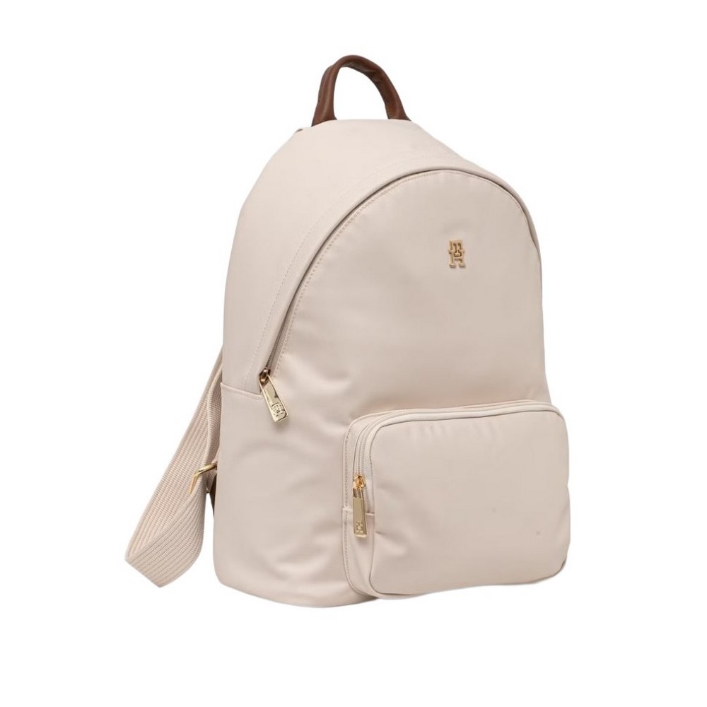 TOMMY HILFIGER POPETTE DOME BACKPACK ΤΣΑΝΤΑ ΓΥΝΑΙΚΕΙΑ BEIGE
