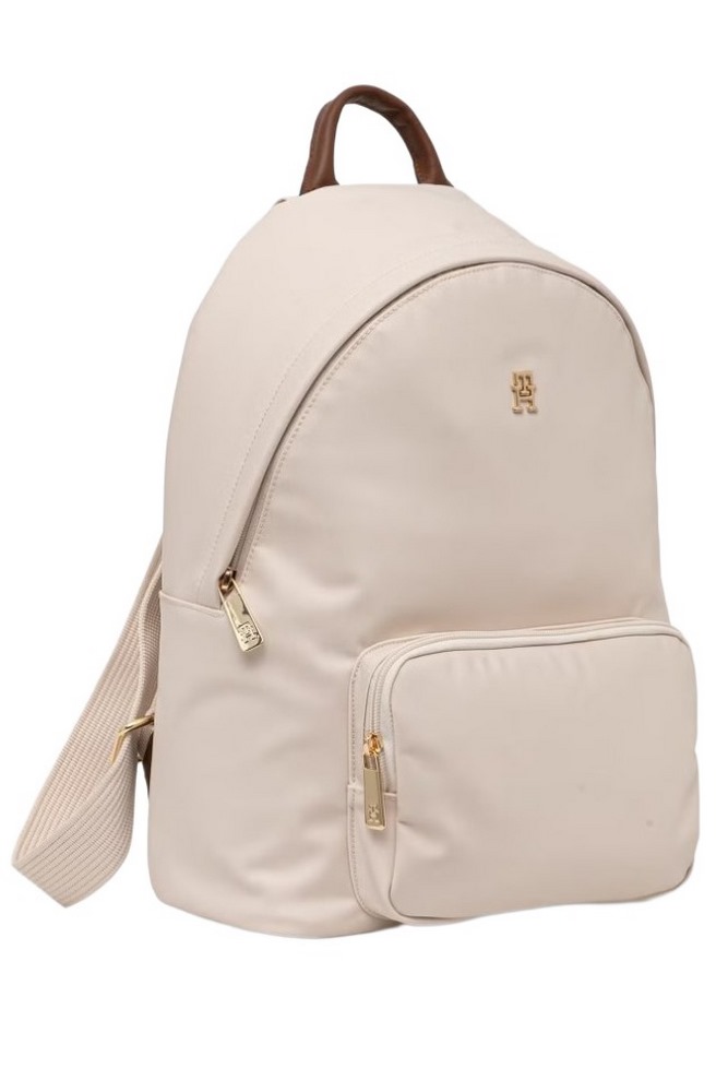 TOMMY HILFIGER POPETTE DOME BACKPACK ΤΣΑΝΤΑ ΓΥΝΑΙΚΕΙΑ BEIGE