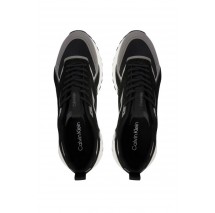CALVIN KLEIN HIKE RUNNER CK STRIPE MIX NY-SU ΠΑΠΟΥΤΣΙ ΑΝΔΡΙΚΟ BLACK/GREY