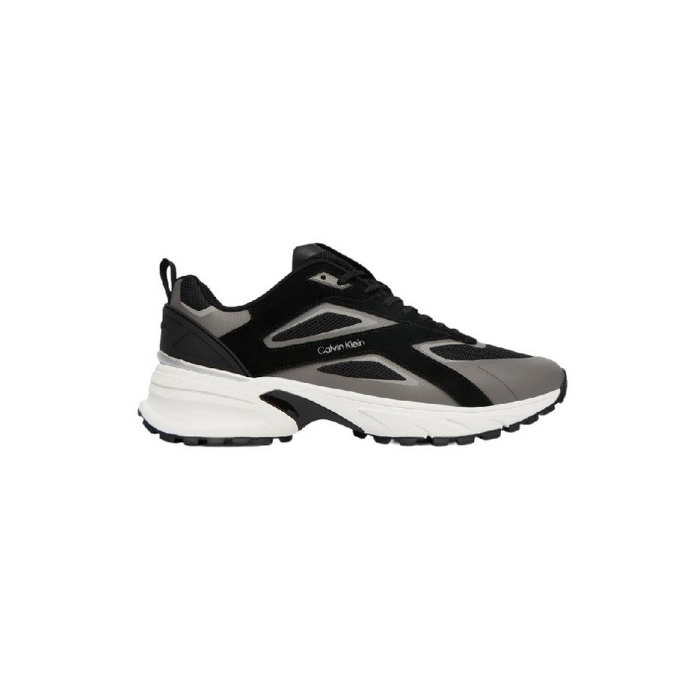 CALVIN KLEIN HIKE RUNNER CK STRIPE MIX NY-SU ΠΑΠΟΥΤΣΙ ΑΝΔΡΙΚΟ BLACK/GREY