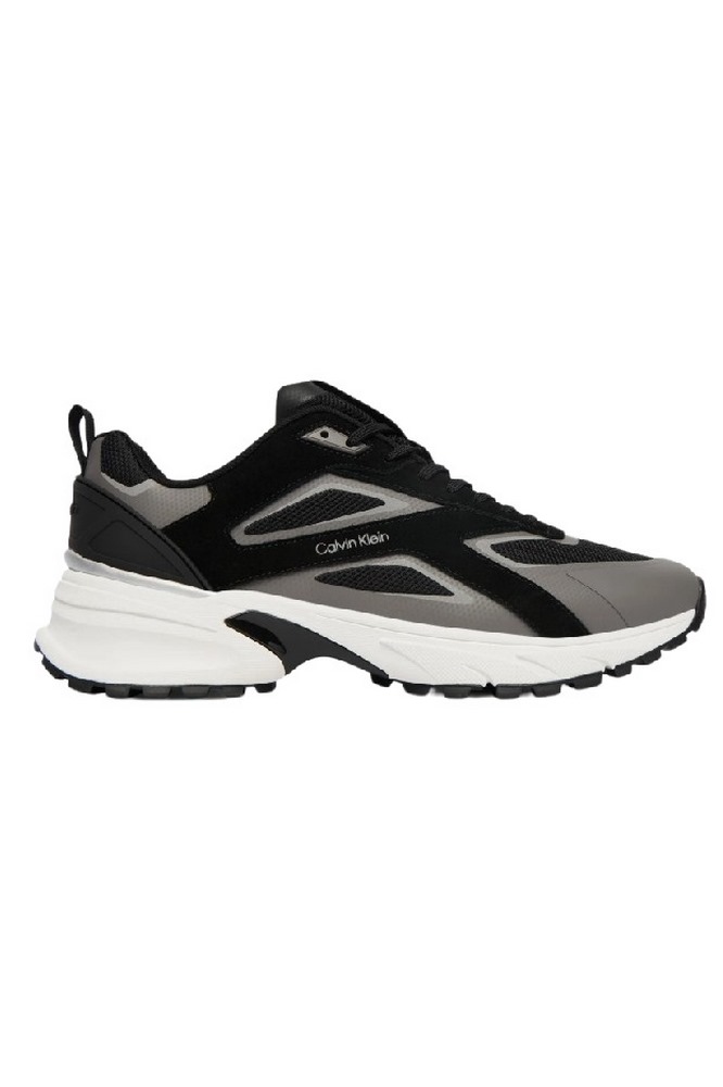 CALVIN KLEIN HIKE RUNNER CK STRIPE MIX NY-SU ΠΑΠΟΥΤΣΙ ΑΝΔΡΙΚΟ BLACK/GREY