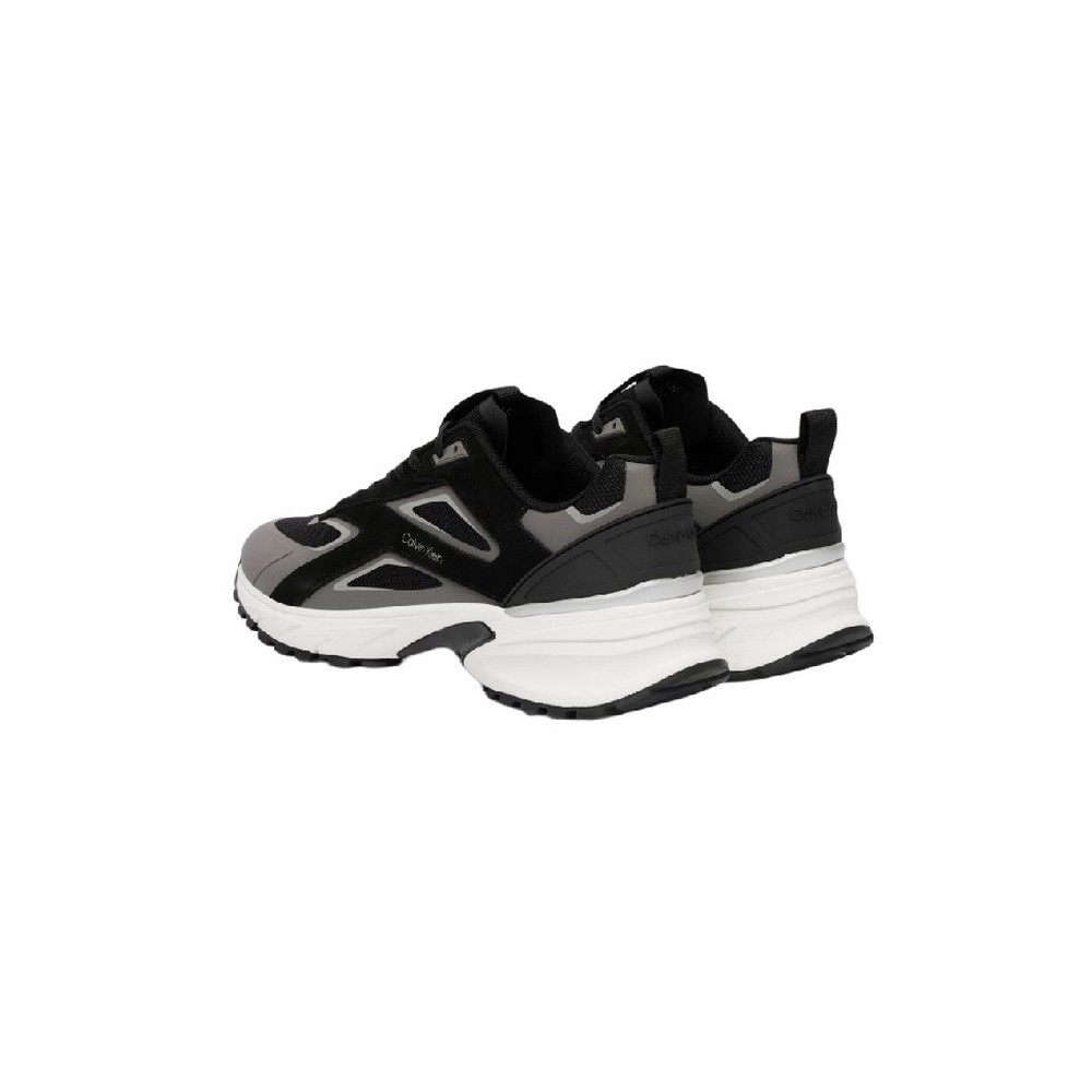 CALVIN KLEIN HIKE RUNNER CK STRIPE MIX NY-SU ΠΑΠΟΥΤΣΙ ΑΝΔΡΙΚΟ BLACK/GREY