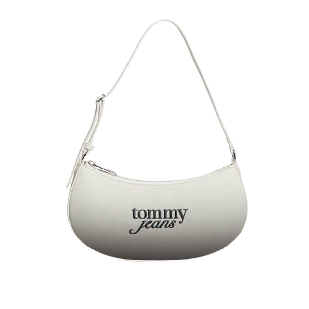 TOMMY JEANS MUST DEGRADE SHOULDER BAG ΤΣΑΝΤΑ ΓΥΝΑΙΚΕΙΑ WHITE/BLACK