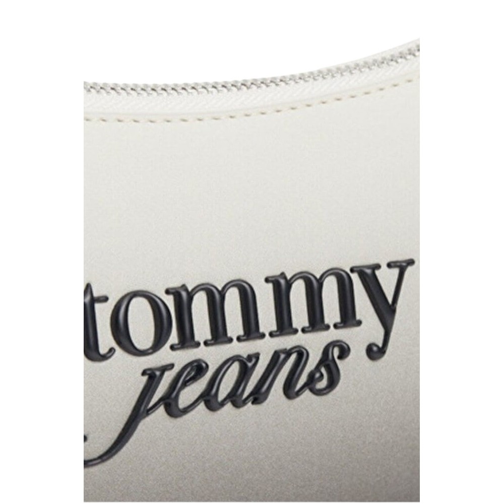 TOMMY JEANS MUST DEGRADE SHOULDER BAG ΤΣΑΝΤΑ ΓΥΝΑΙΚΕΙΑ WHITE/BLACK