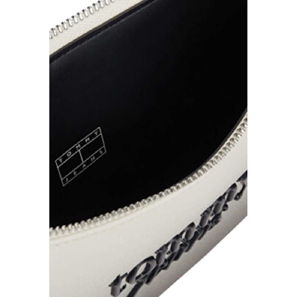 TOMMY JEANS MUST DEGRADE SHOULDER BAG ΤΣΑΝΤΑ ΓΥΝΑΙΚΕΙΑ WHITE/BLACK