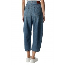 CALVIN KLEIN JEANS CROPPED BARREL JEAN TINTED AIRWA ΠΑΝΤΕΛΟΝΙ ΓΥΝΑΙΚΕΙΟ BLUΕ DENIM