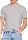 TOMMY JEANS REG SFLAG T-SHIRT ΜΠΛΟΥΖΑ ΑΝΔΡΙΚΗ GREY