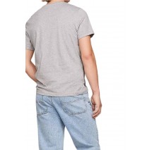 TOMMY JEANS REG SFLAG T-SHIRT ΜΠΛΟΥΖΑ ΑΝΔΡΙΚΗ GREY