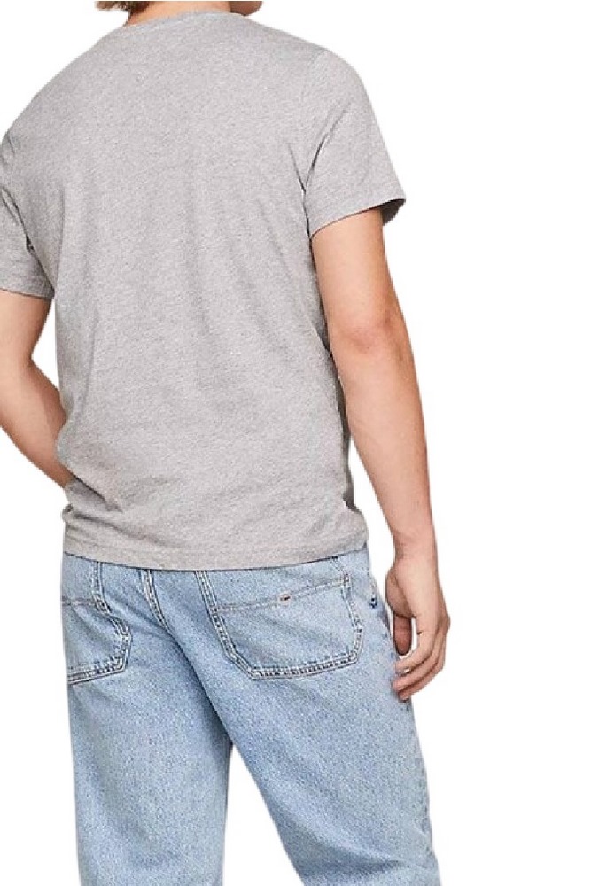 TOMMY JEANS REG SFLAG T-SHIRT ΜΠΛΟΥΖΑ ΑΝΔΡΙΚΗ GREY
